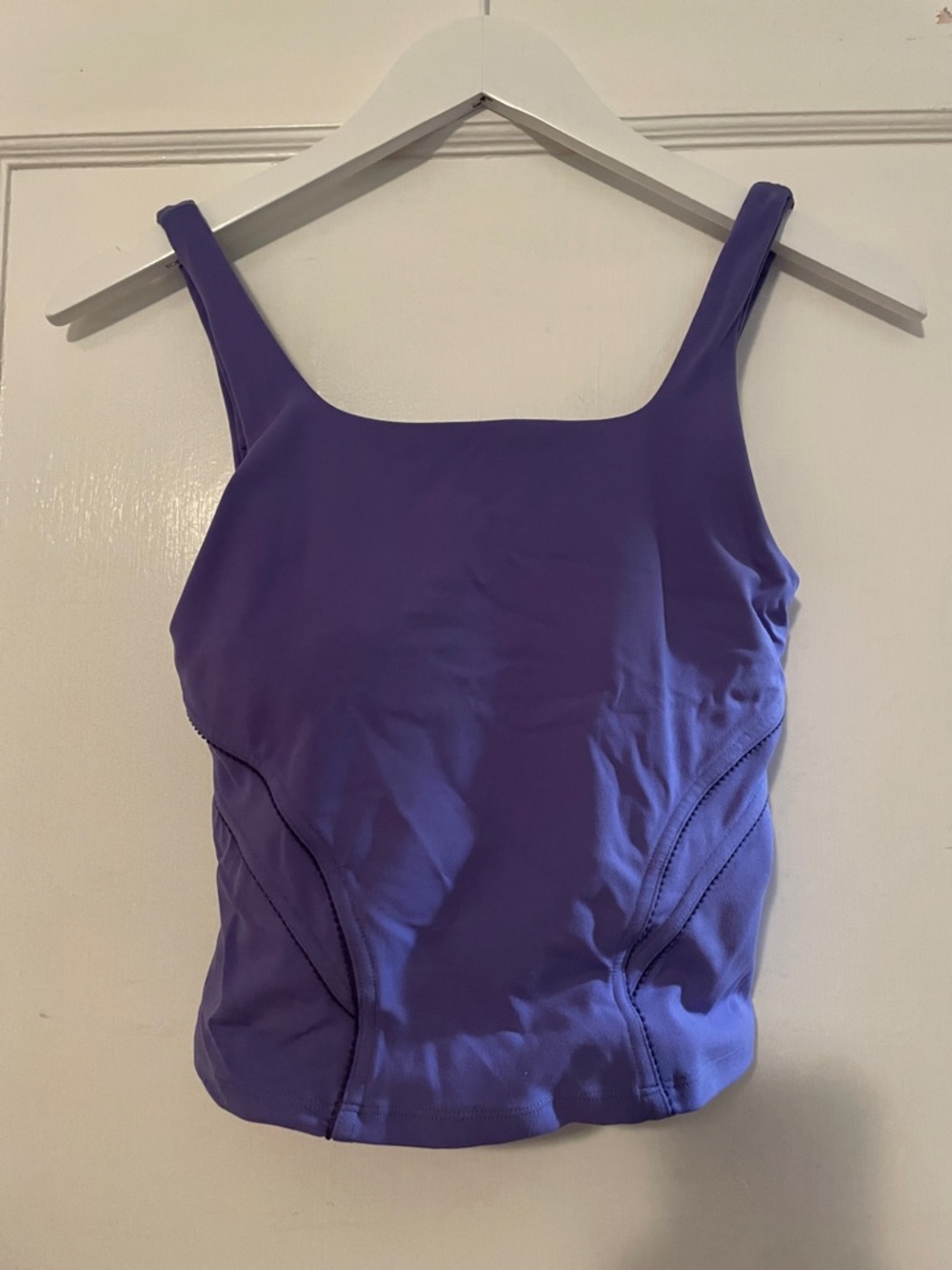 lululemon athletica Purple Square Neck Crop Tank